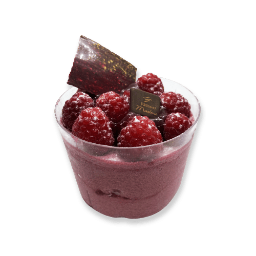 Verrine charlotte framboise