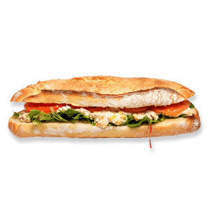 Complet saumon sandwich