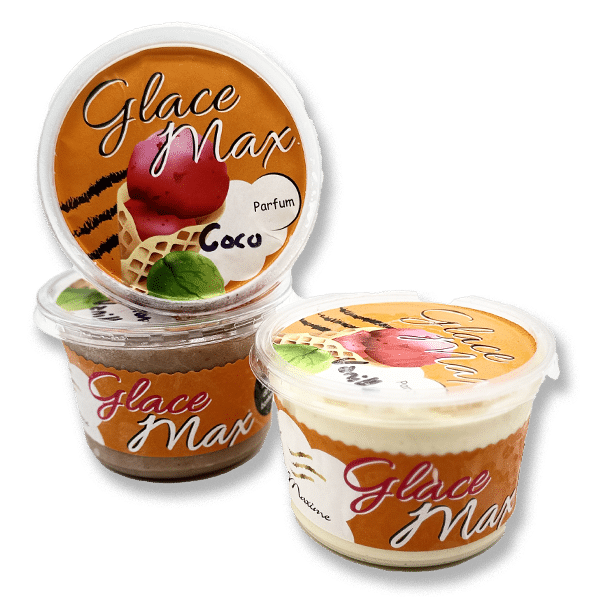 Glace ou sorbets en pot de 1 litre ou ½ litre