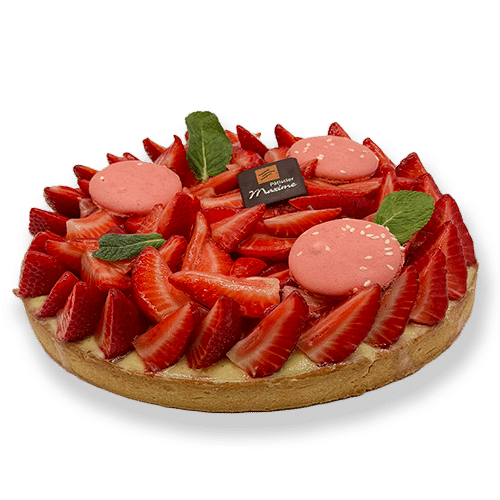 Tarte aux fraises fond sablé
